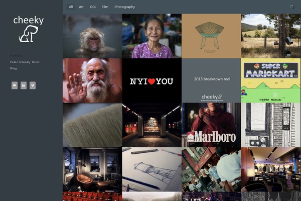 Ink theme site design template sample
