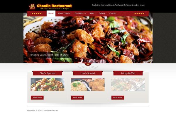 The Restaurant theme site design template sample