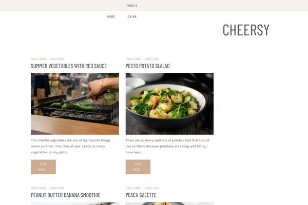 cheersy.com.au site used Patricia Blog