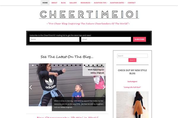 Jacqueline theme site design template sample