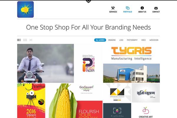 Daisho theme site design template sample