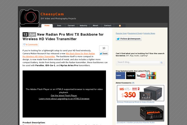 Site using Vrm360 plugin
