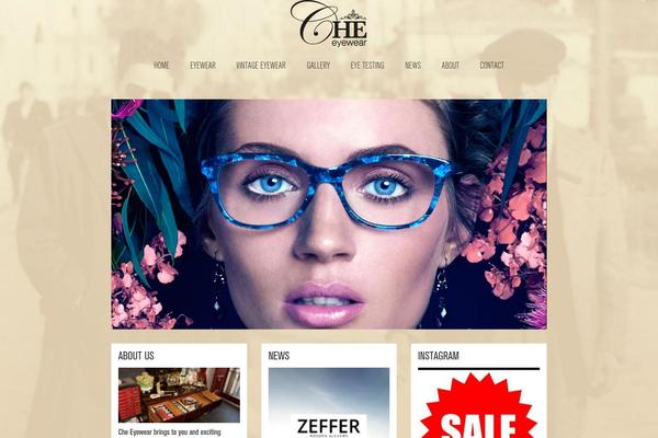 cheeyewear.com.au site used Che