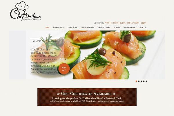 Feast theme site design template sample