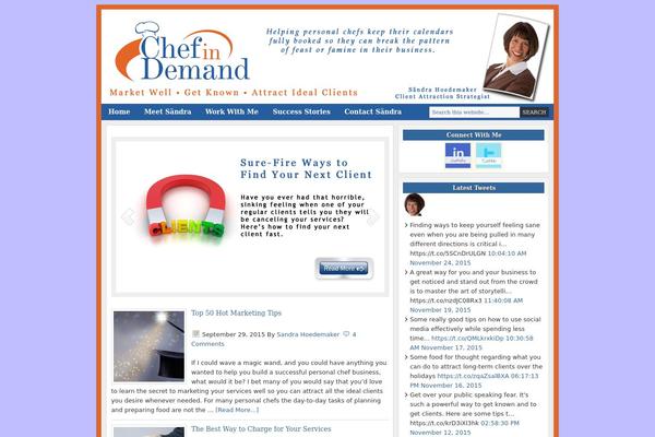 Lifestyle theme site design template sample