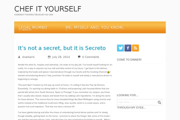 chefityourself.com site used my engine