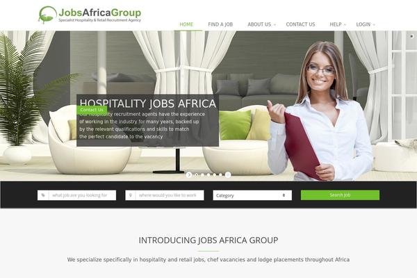 Jobroller theme site design template sample