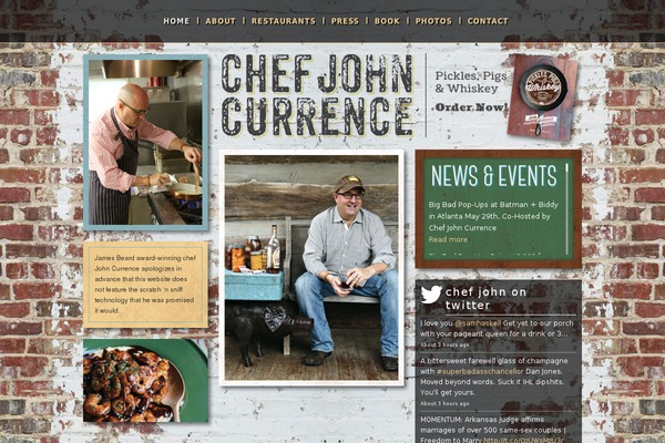 chefjohncurrence.com site used Chefjohn