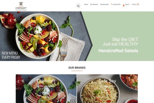 Site using Woo-exfood plugin