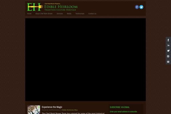 Elisium theme site design template sample