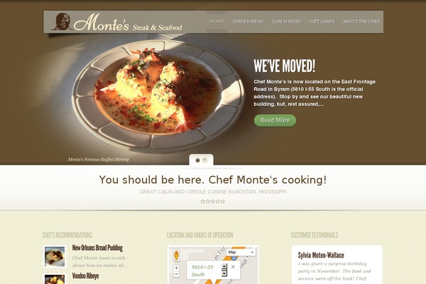MyCuisine theme site design template sample