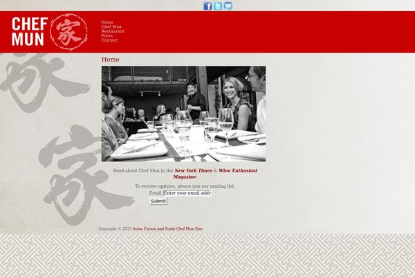 chefmun.com site used Casamun
