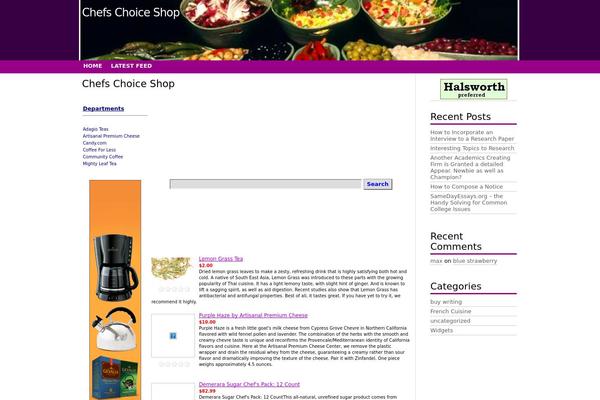 Simply Works Core theme site design template sample