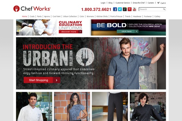 chefworks theme websites examples