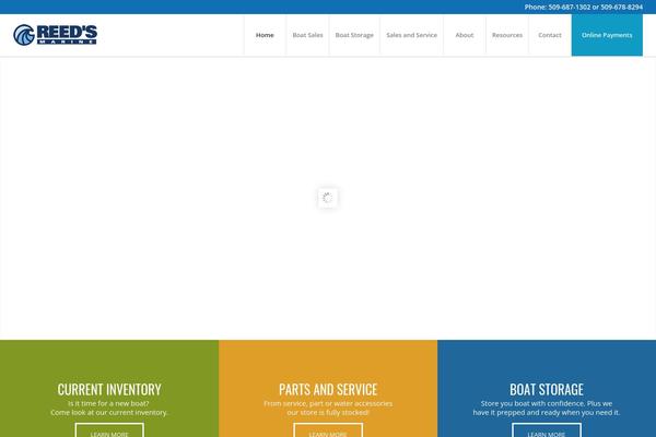 Enfold theme site design template sample