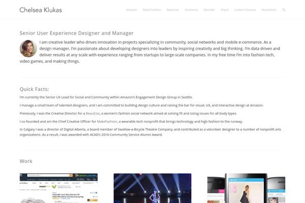 Radius theme site design template sample