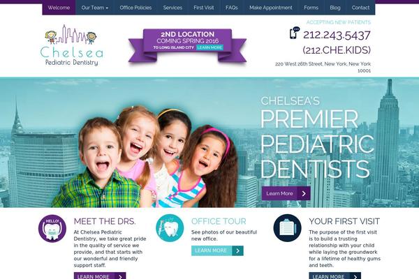 Chelsea theme site design template sample