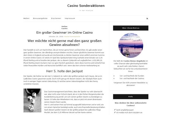 Olsen Light theme site design template sample