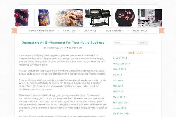 Sugar and Spice theme site design template sample