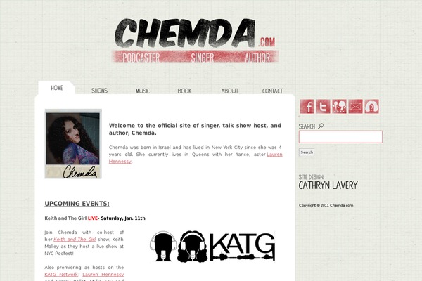 Thesis 1.8.3 theme site design template sample