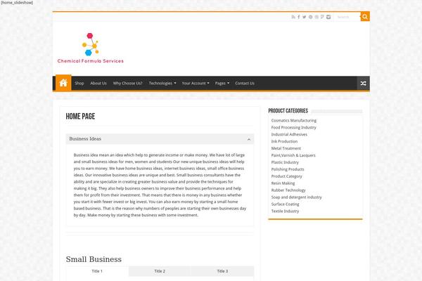 eStore theme site design template sample