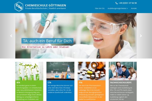 chemieschule-goettingen.de site used Bootstrap Basic