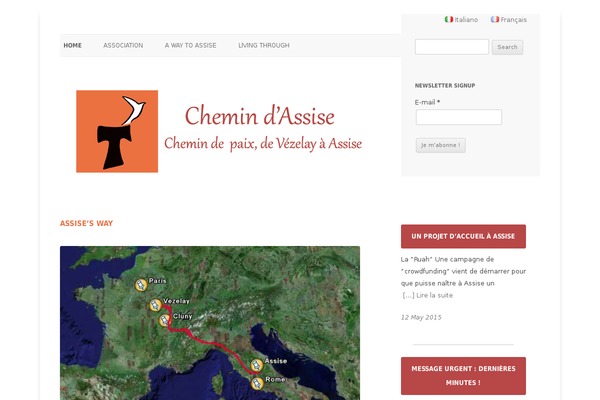 chemindassise.org site used Cheminsassise