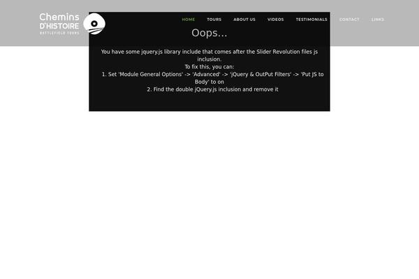 Site using Oshine-modules plugin