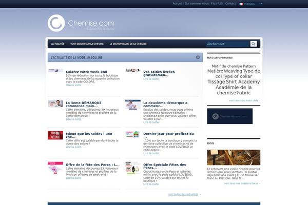 Home theme site design template sample
