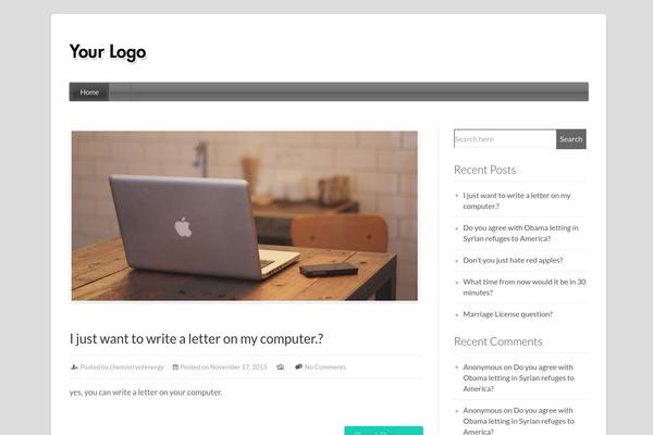 Rethink theme site design template sample