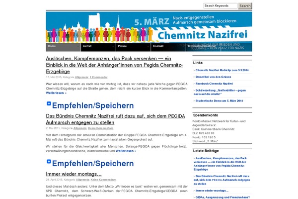 chemnitz-nazifrei.de site used Dodo