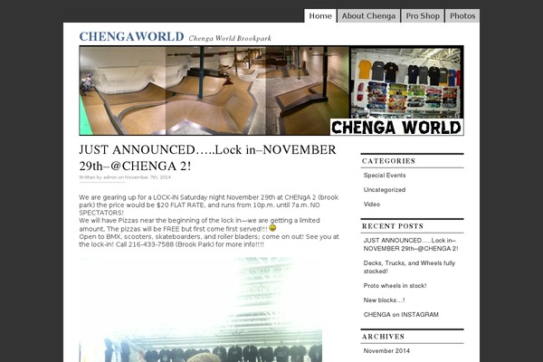 WordPress website example screenshot