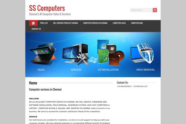 MineZine theme site design template sample