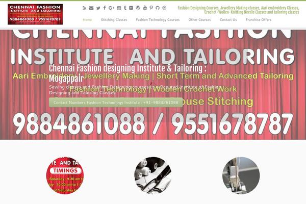 Customizr theme site design template sample