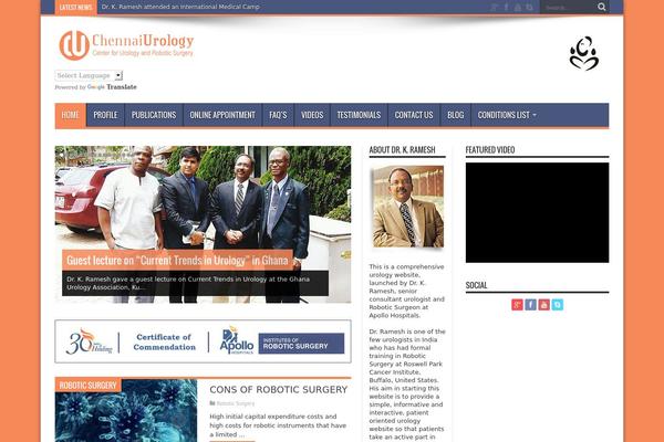 Jarida theme site design template sample