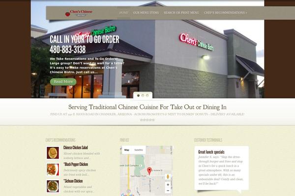 MyCuisine theme site design template sample