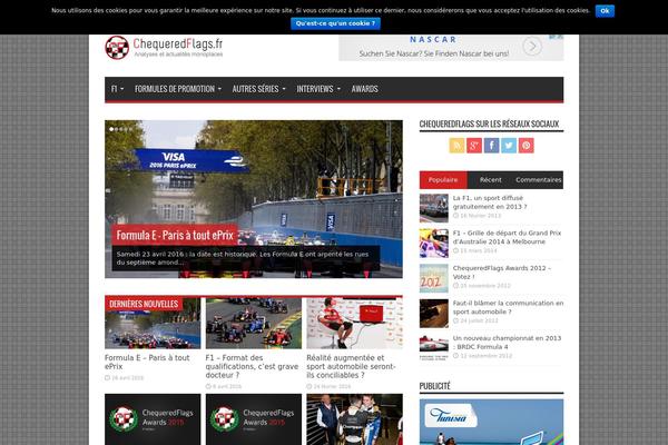 Jarida theme site design template sample