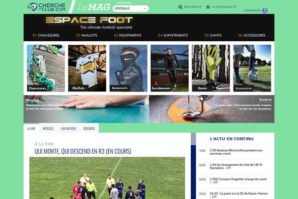 KLEO Child theme site design template sample