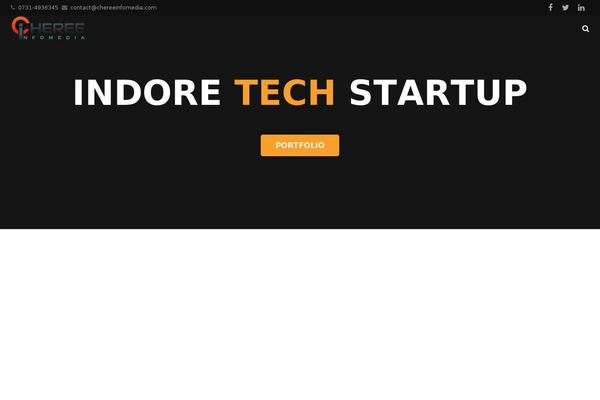Zakra theme site design template sample