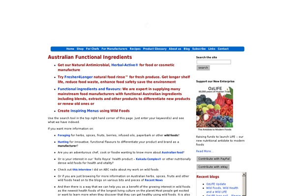 Site using Ajax Search Lite plugin