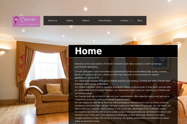 cherishupholstery.co.uk site used Cherish