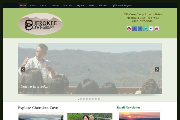 Simplicity theme site design template sample