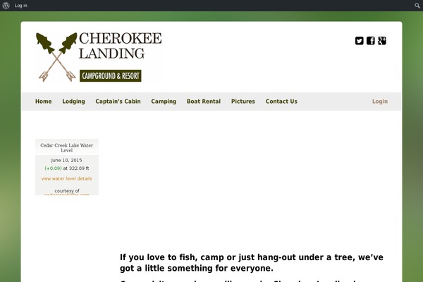 cherokeelanding.net site used Plexus