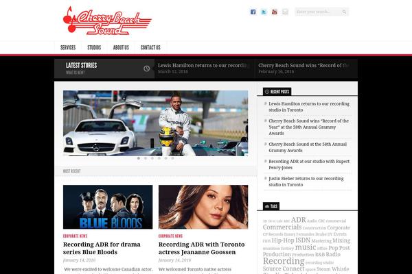 Newsroom14 theme site design template sample