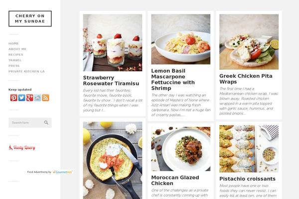 cherryonmysundae.com site used Foodiepro-v441