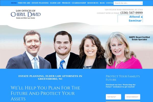 cheryldavid.com site used Cheryl