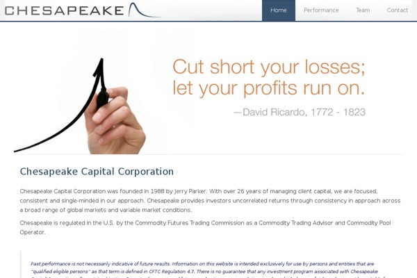 chesapeakecapital.com site used Boilerstrap-master