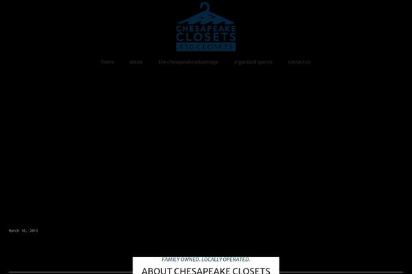 chesapeakeclosets.com site used Geometry