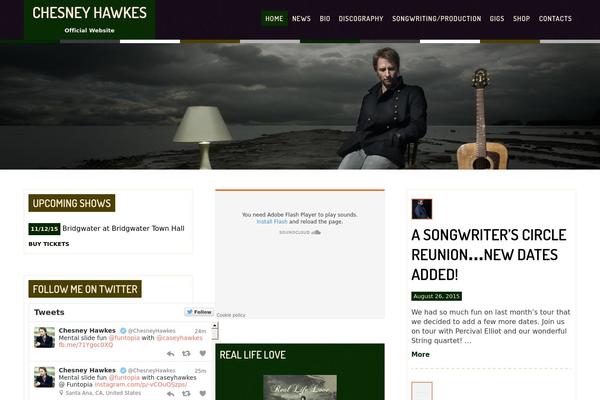 chesneyhawkes.com site used Tunedballoon