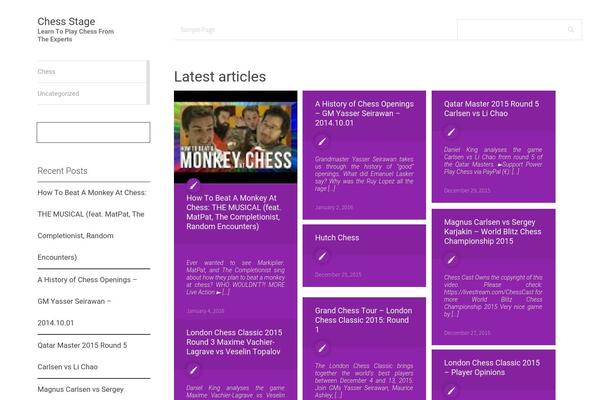 chessstage.com site used Metro CreativeX